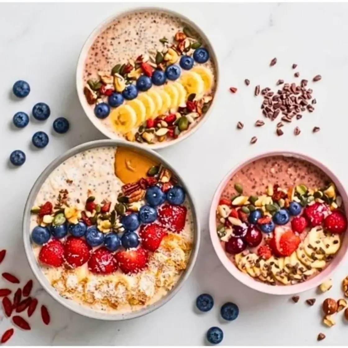 Tropical Smoothie Chia Oatmeal Pudding Recipe