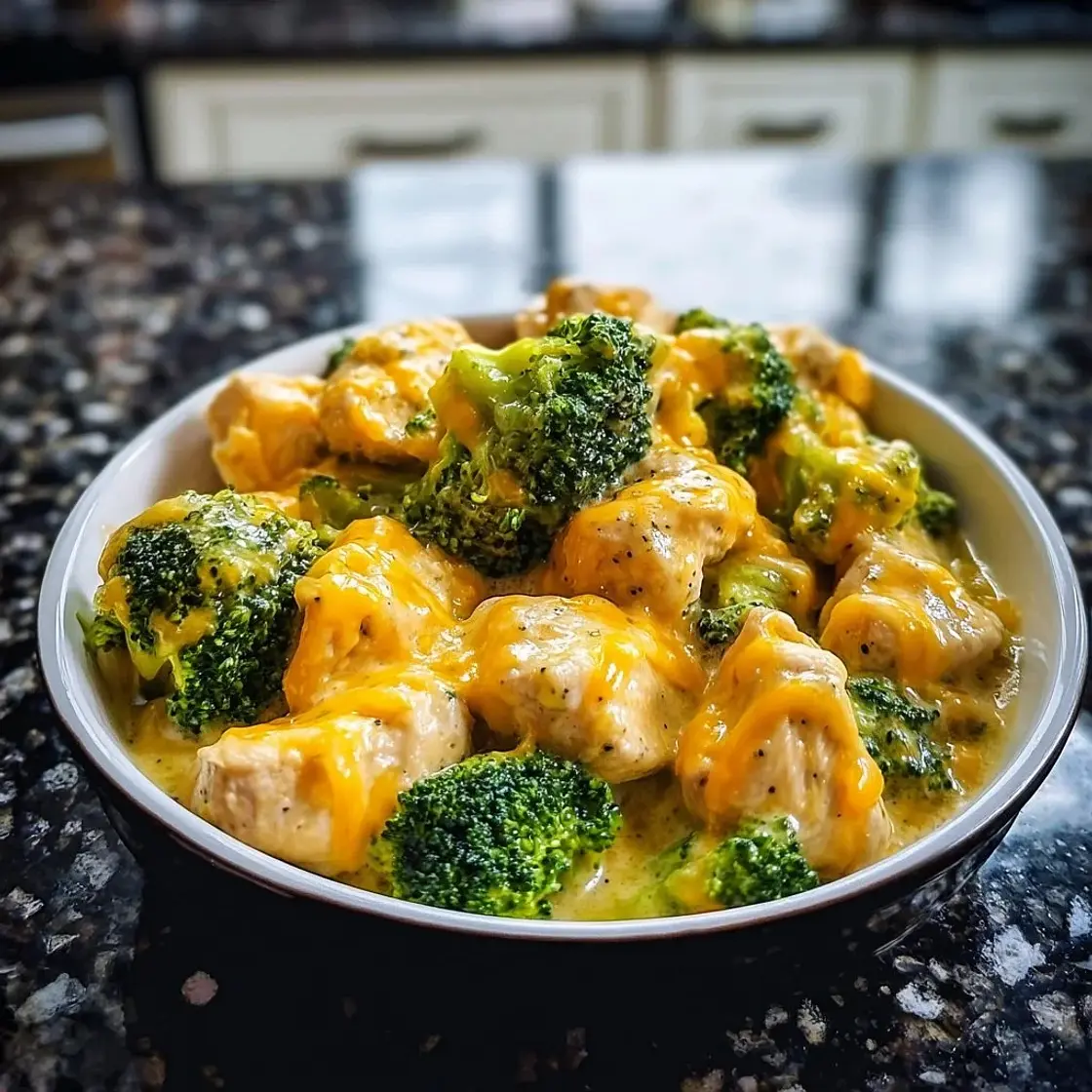 Creamy Broccoli Cheddar Chicken