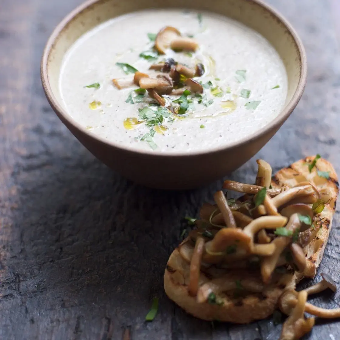 Creamy mushroom soup