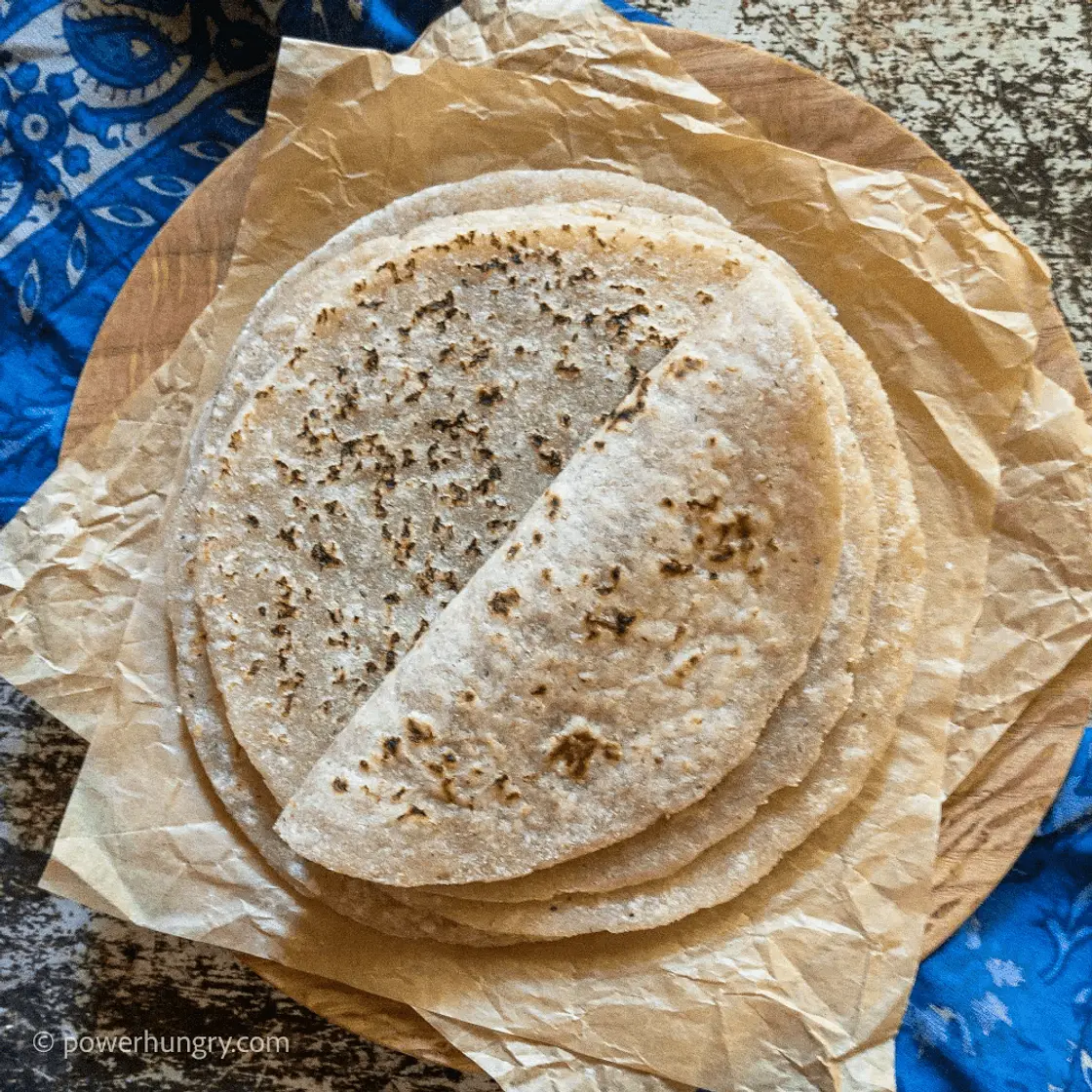 2-Ingredient Cassava Flour Tortillas {oil-free, vegan}