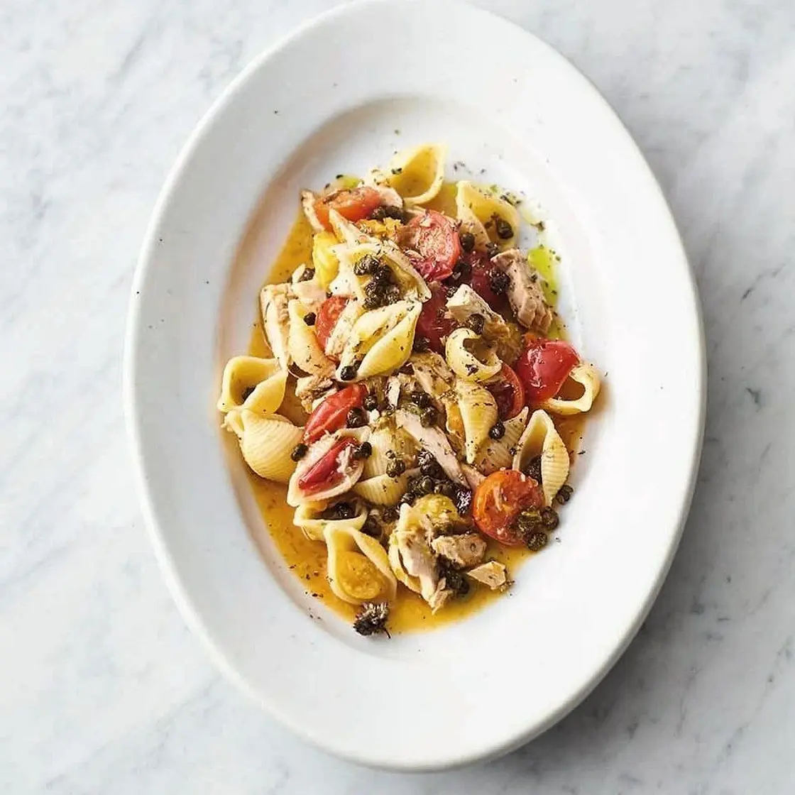 Sicilian tuna pasta