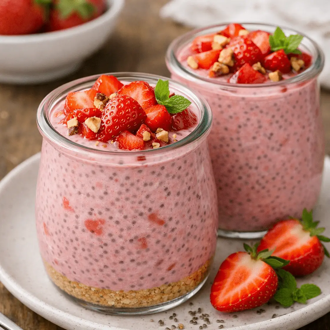 Strawberry Chia Pudding