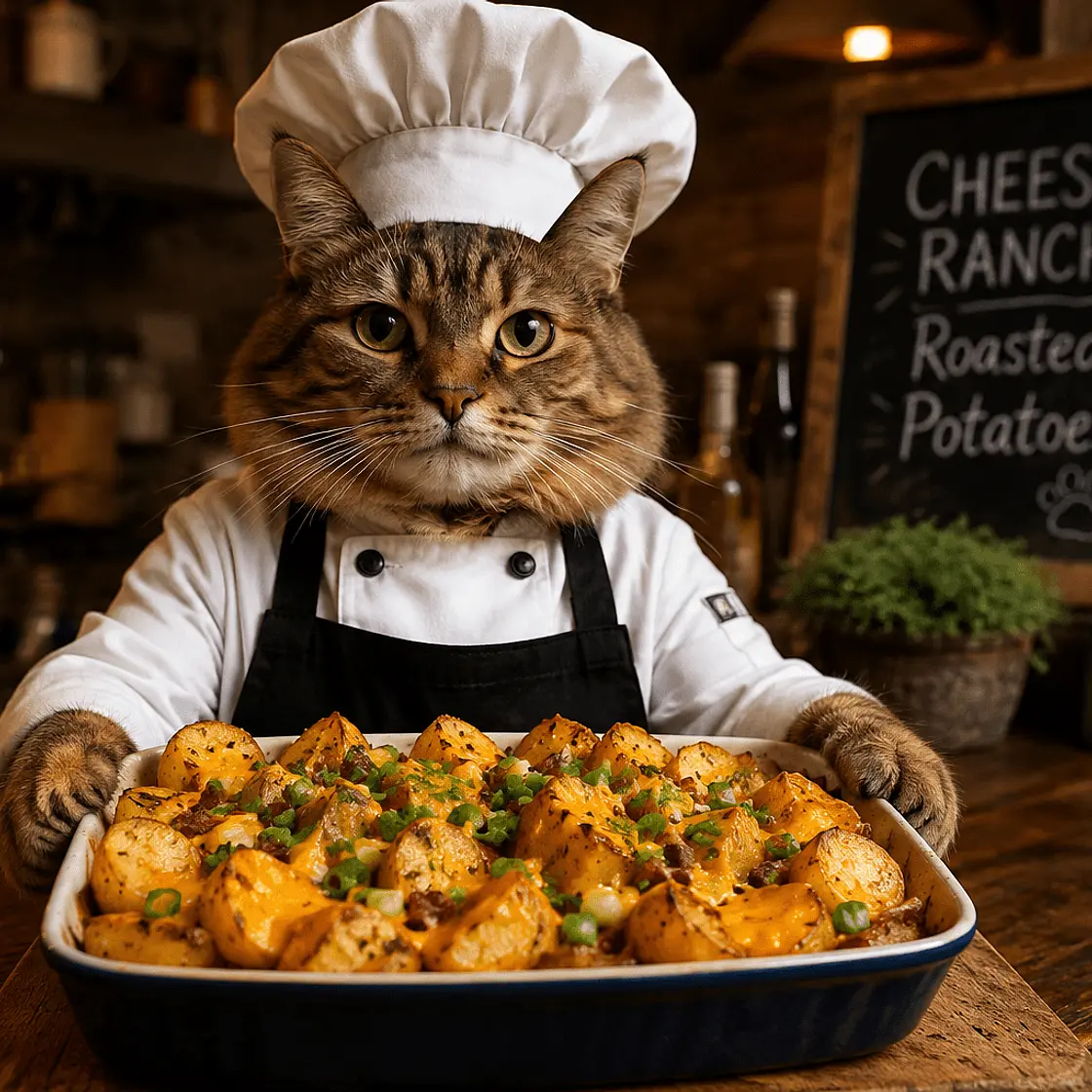 Cheesy Ranch Oven Roasted Potatoes