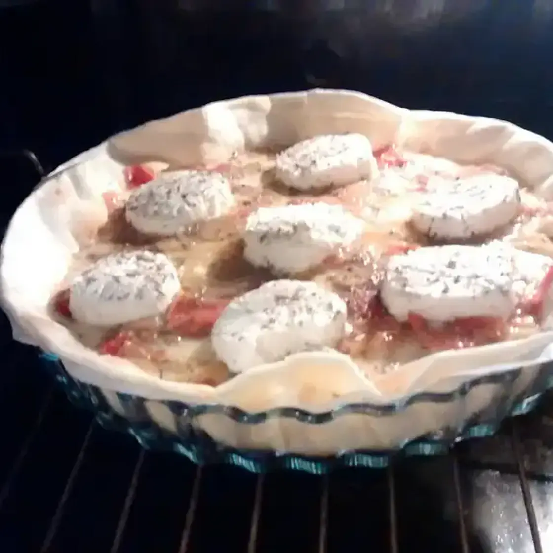 Tarte du soir végétarienne