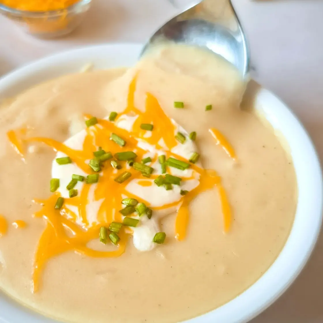 BEST 4 Ingredient Potato Soup Recipe