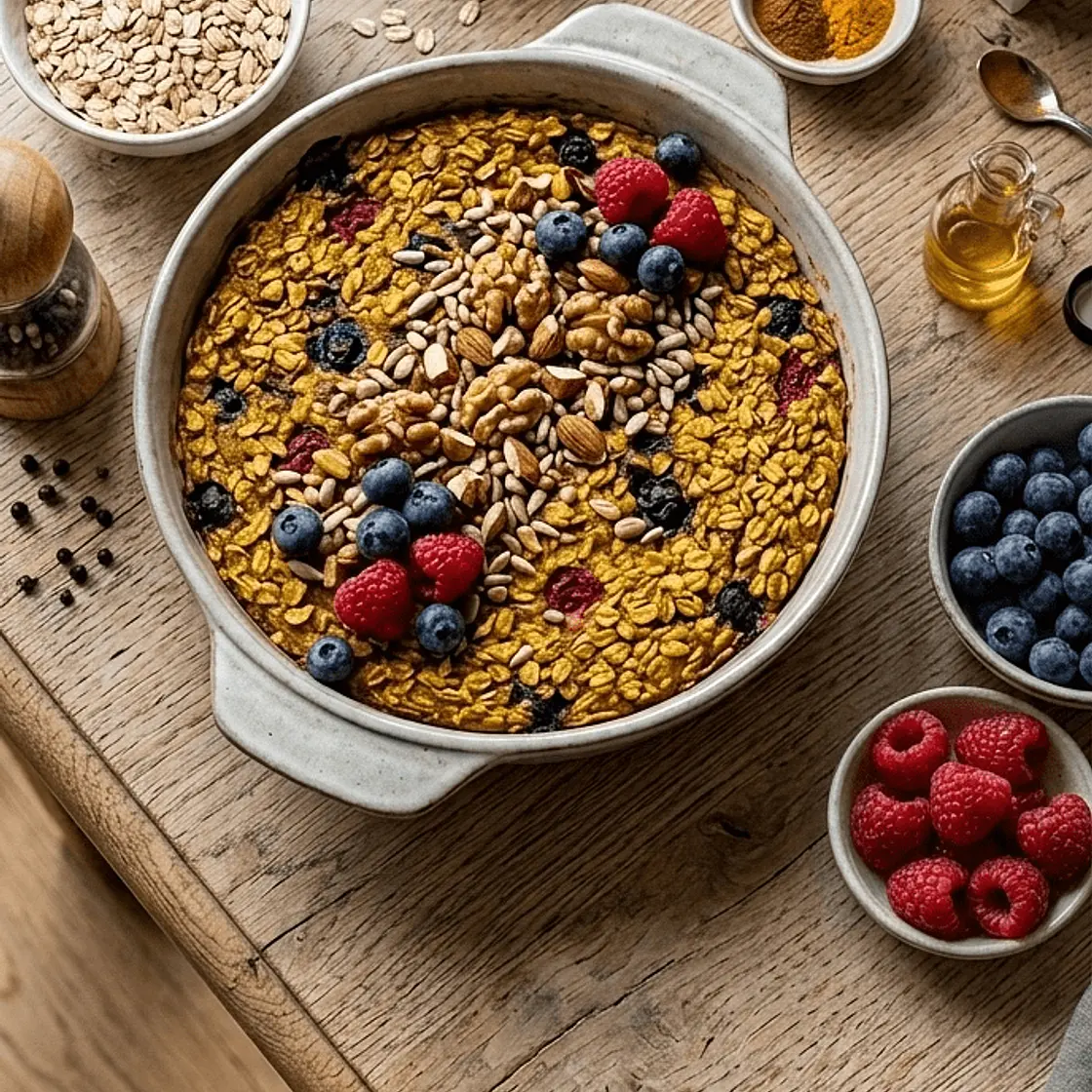 Golden Baked Oatmeal