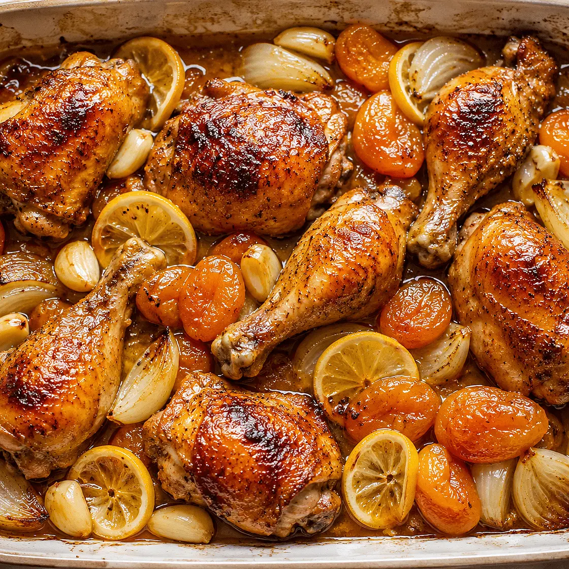 Easy Apricot & Garlic Chicken