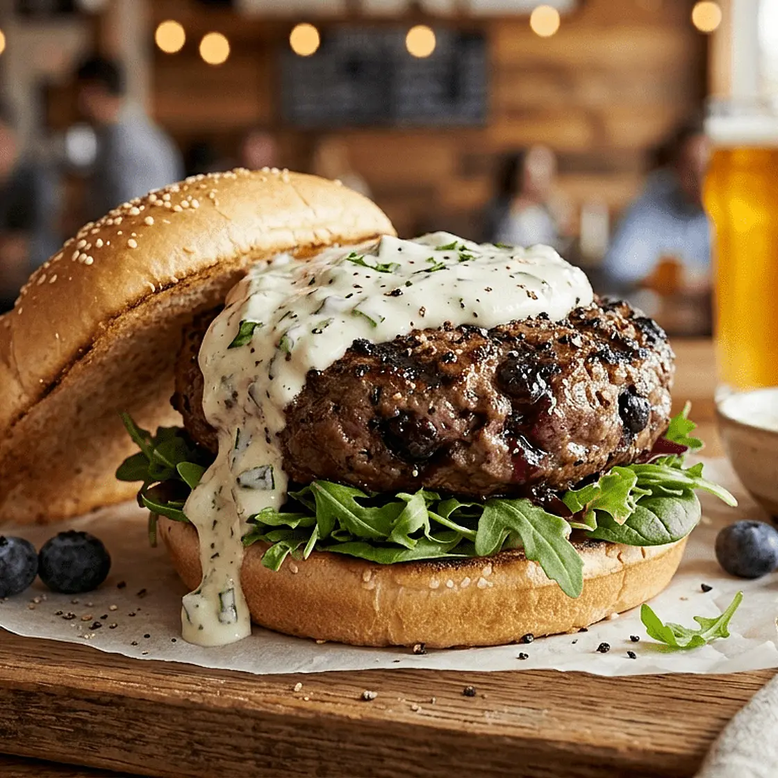 Don't Get Crème Fraîche with Me Burger