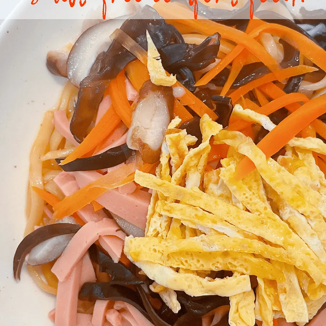Healthy Low-Fat Chicken Broth Lo Mein