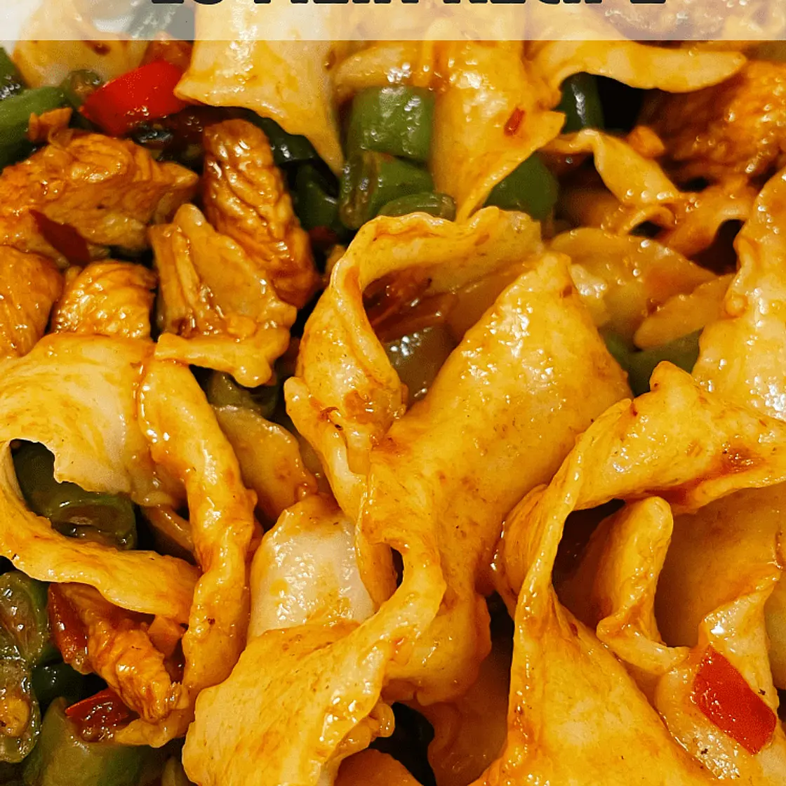 Chinese Green Bean & Chicken Noodles