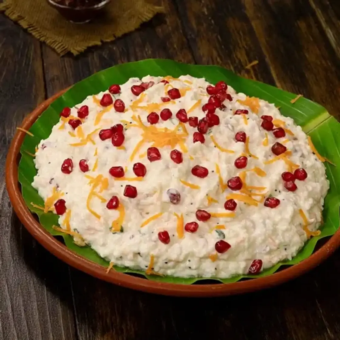 South Indian Style Creamy Curd Rice