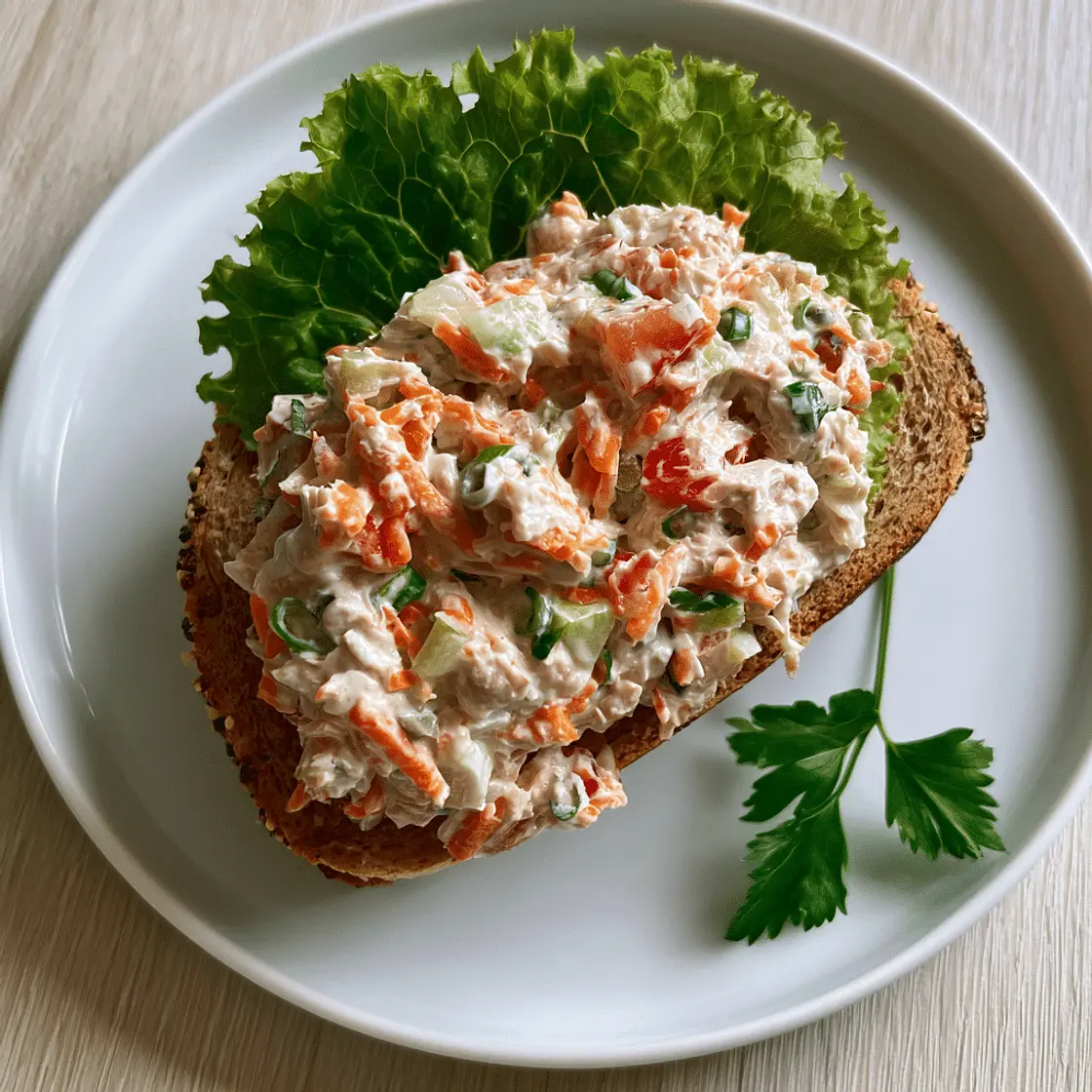 American Tuna Salad With Yogurt & Crunchy Veggies