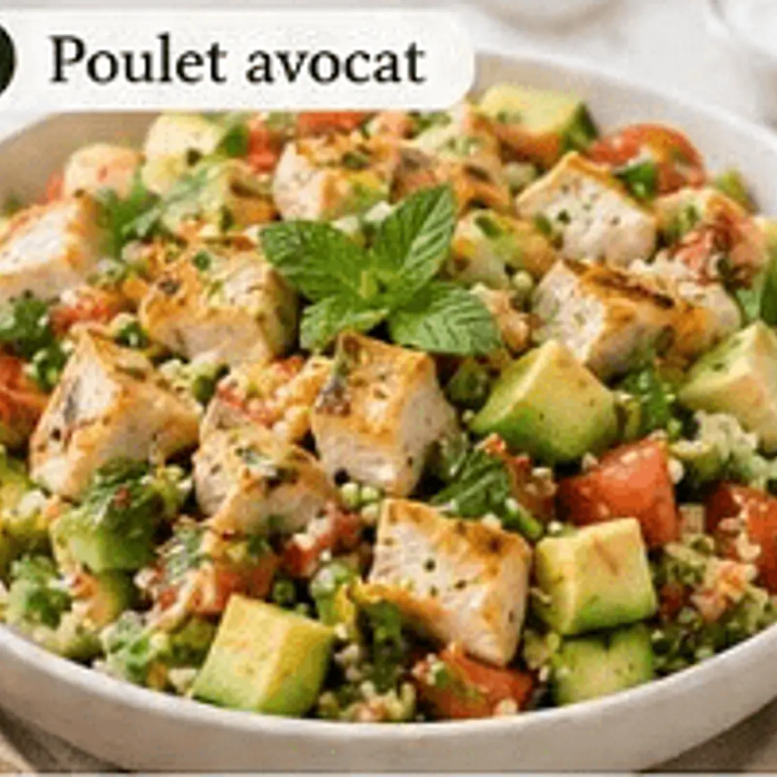 TABOULÉ POULET AVOCAT