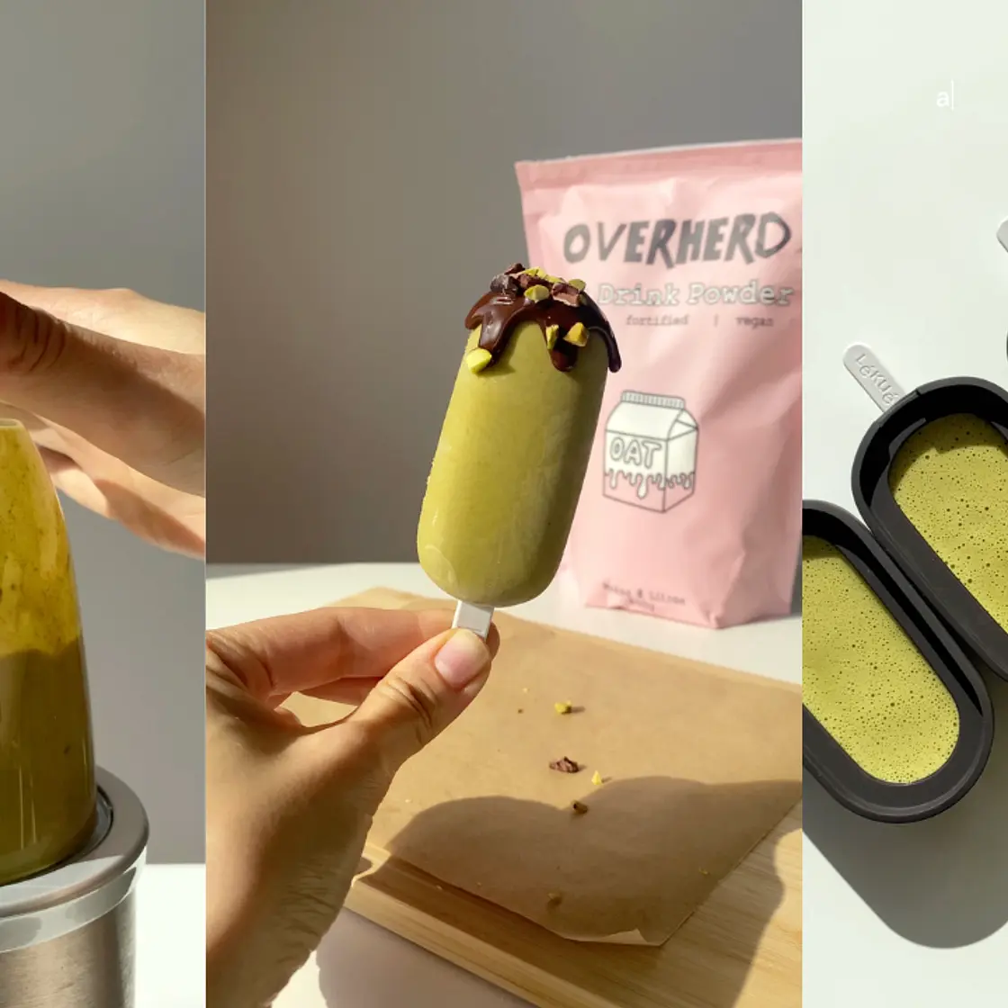 Plant-based Pistachio Ice Lolly Recipe