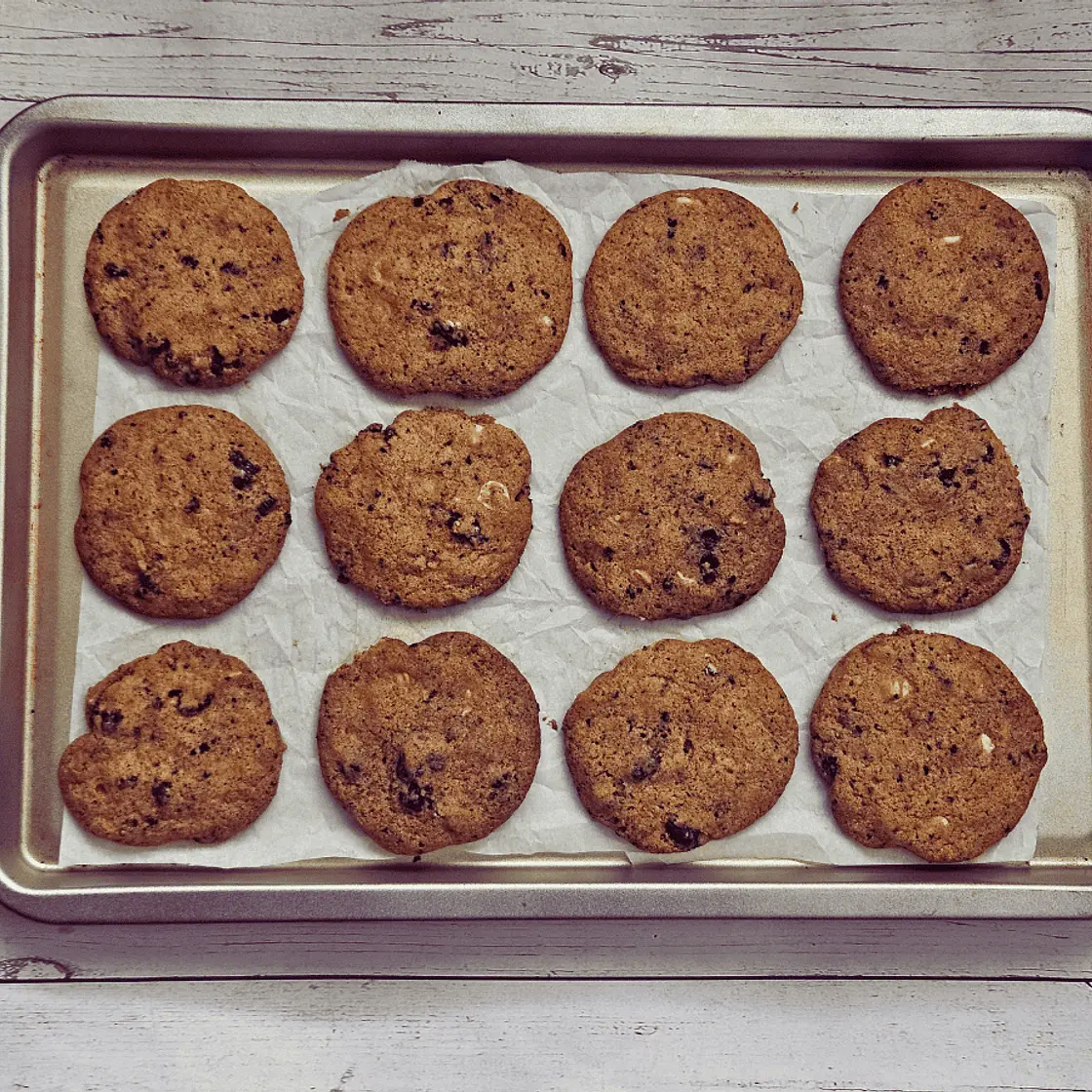 Cookies & Creme Cookies using Trader Joe's Cookie Mix