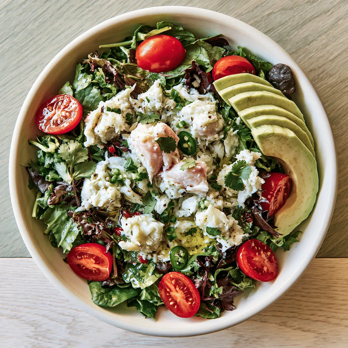 Paleo Crab Salad with Avocado