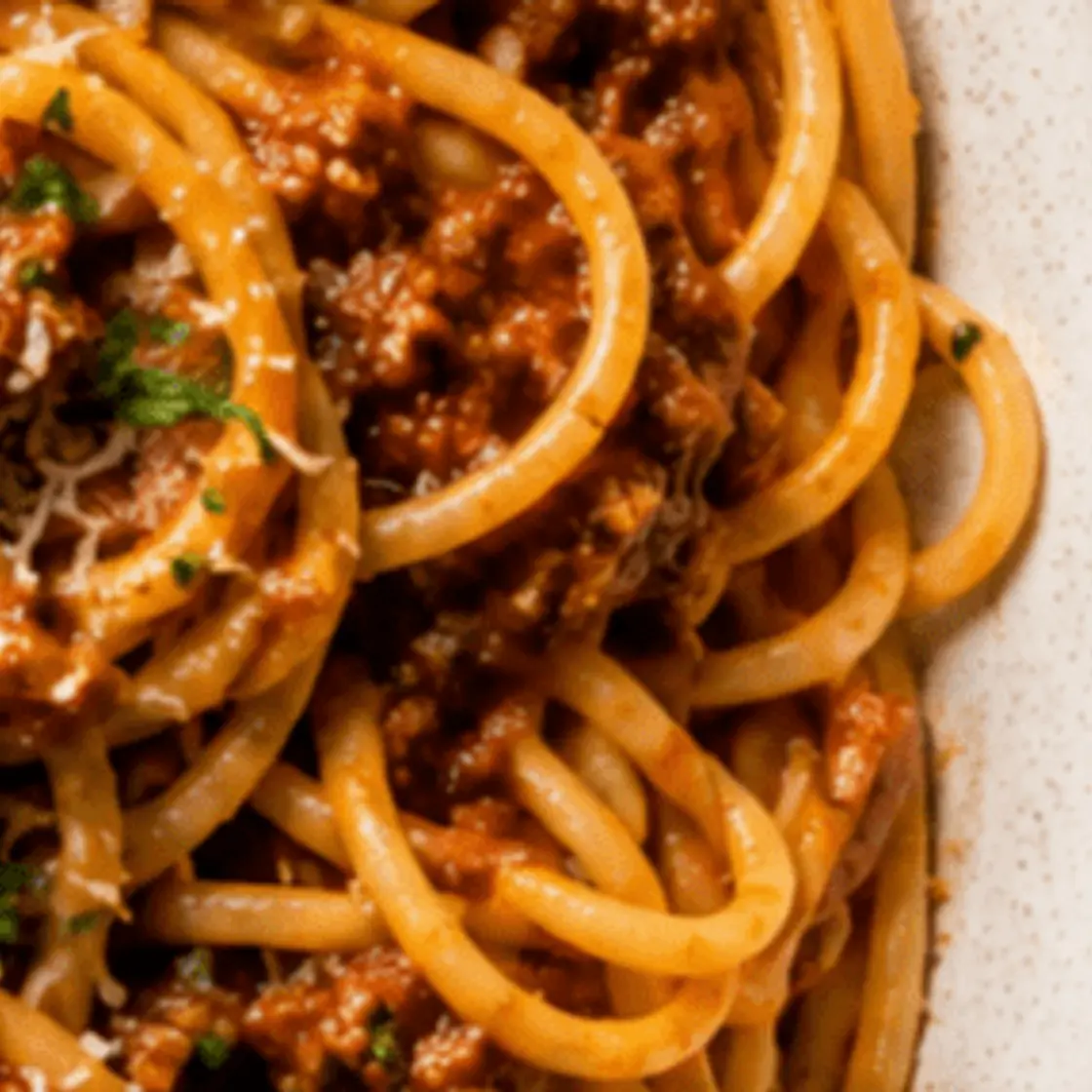 Spaghetti w/ Meat Sauce