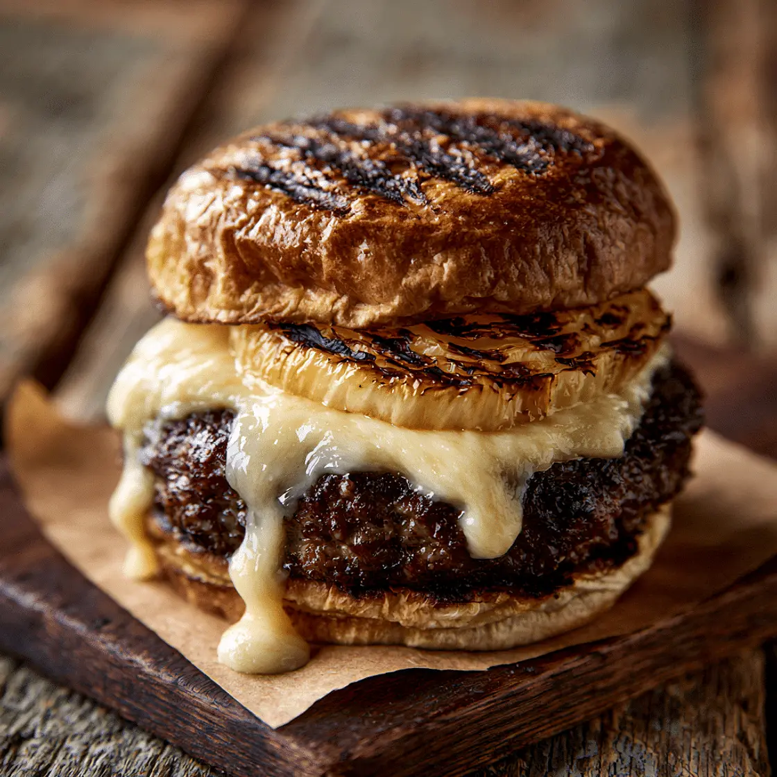 Grilled Onion Burger