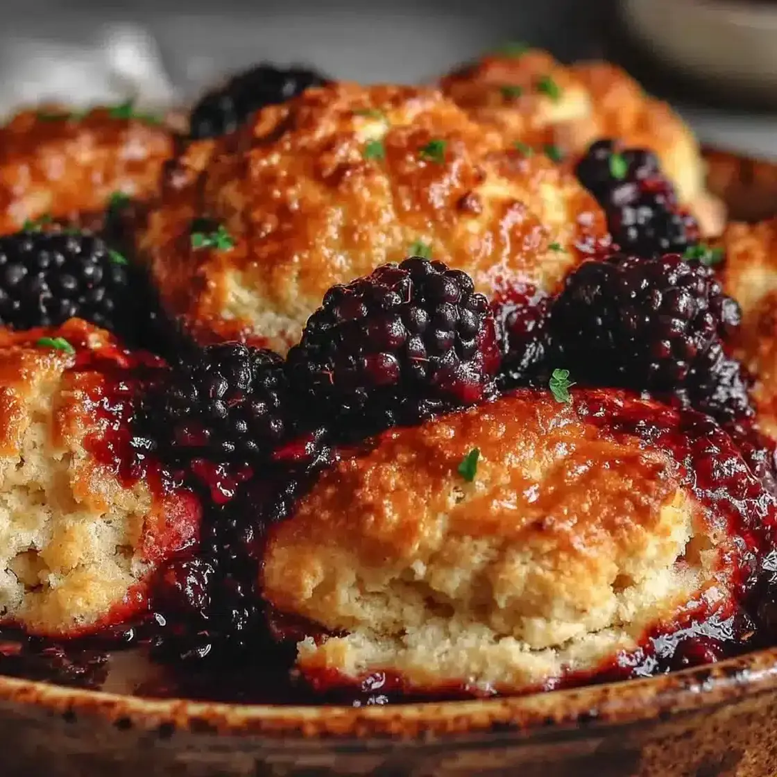 Easy Homemade Blackberry Cobbler Recipe with Fluffy Biscuit Topping for Cozy Nights