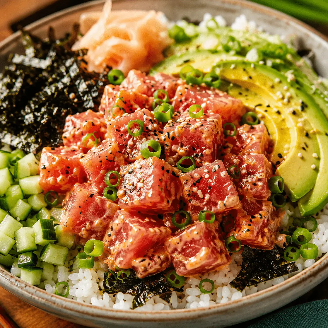 Spicy Tuna Roll Bowl (Easy)