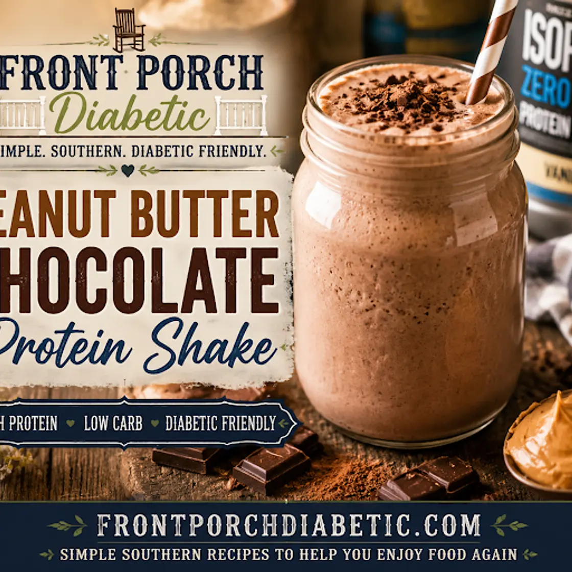 Peanut Butter Chocolate Protein Shake