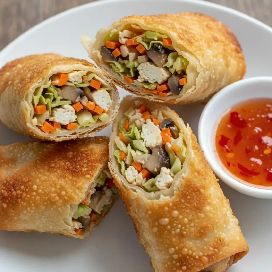 Vegan Egg Rolls Recipe! Crispy, Air Fryer, Baked or Fried