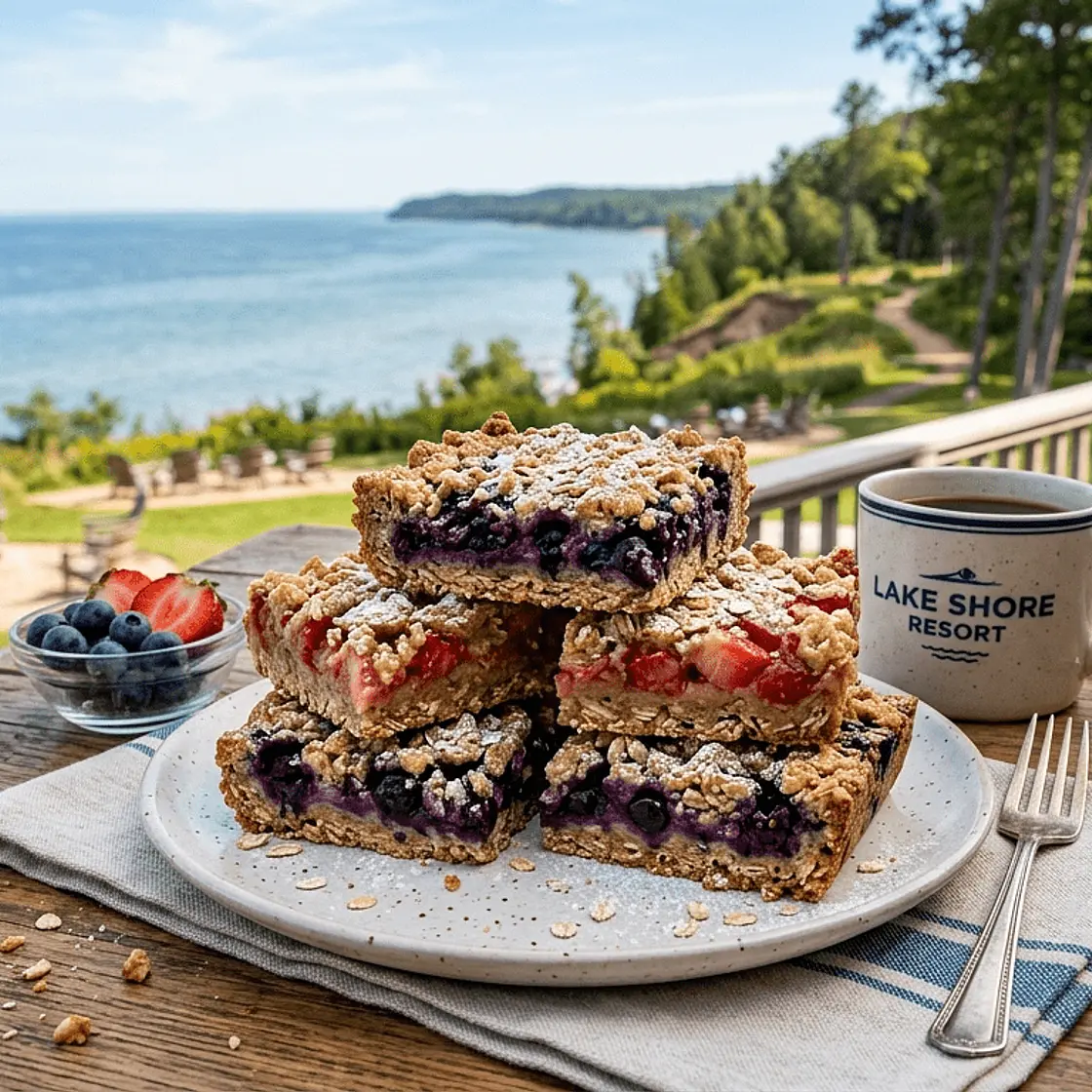 Lake Resort Soft Baked Berry Oats Breakfast Bar