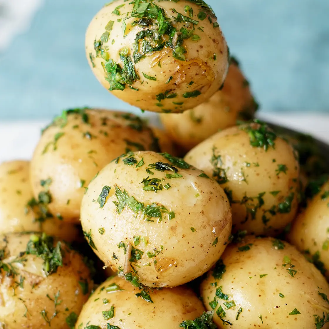 Baby Potatoes with Butter and Fresh Herbs