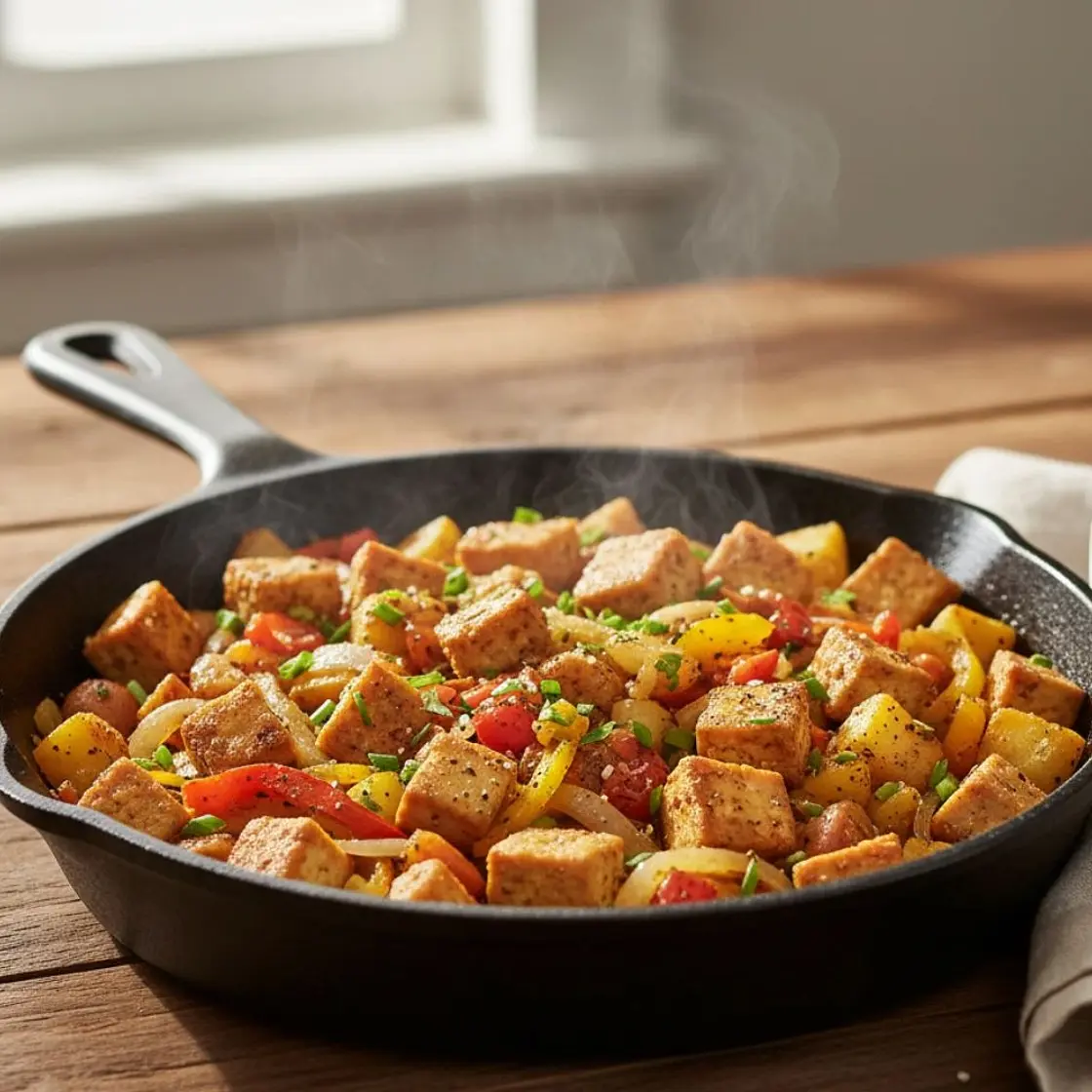 Tofu Hash Recipe! A Simple, High-Protein Plant-Based Breakfast