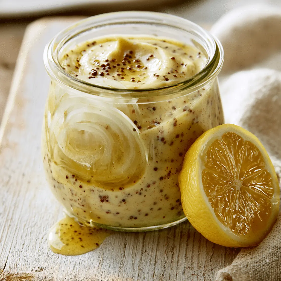 Lemon Mustard Vinaigrette (5 Minutes, 5 Ingredients)