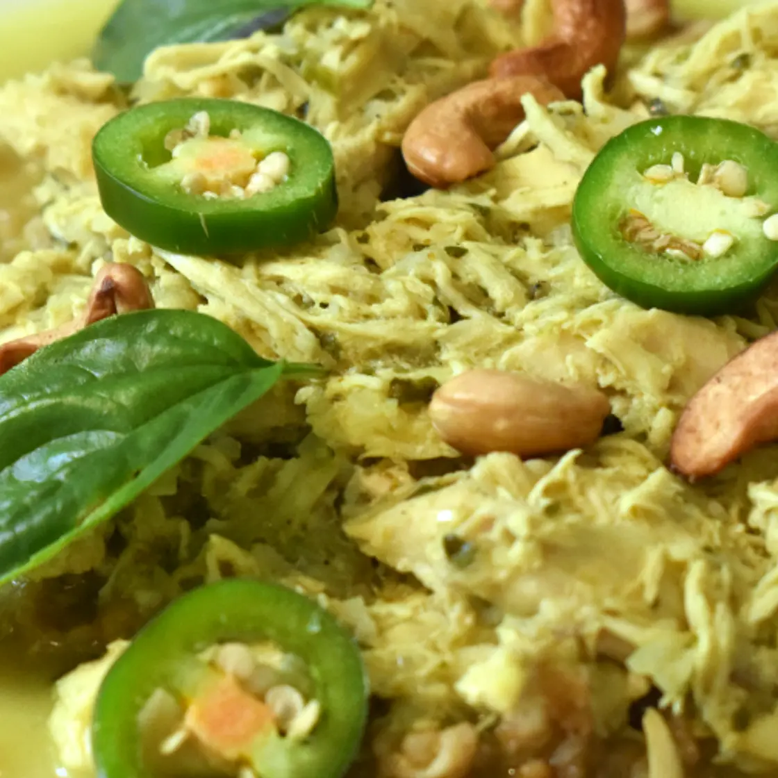 Coconut Cashew Chicken Curry