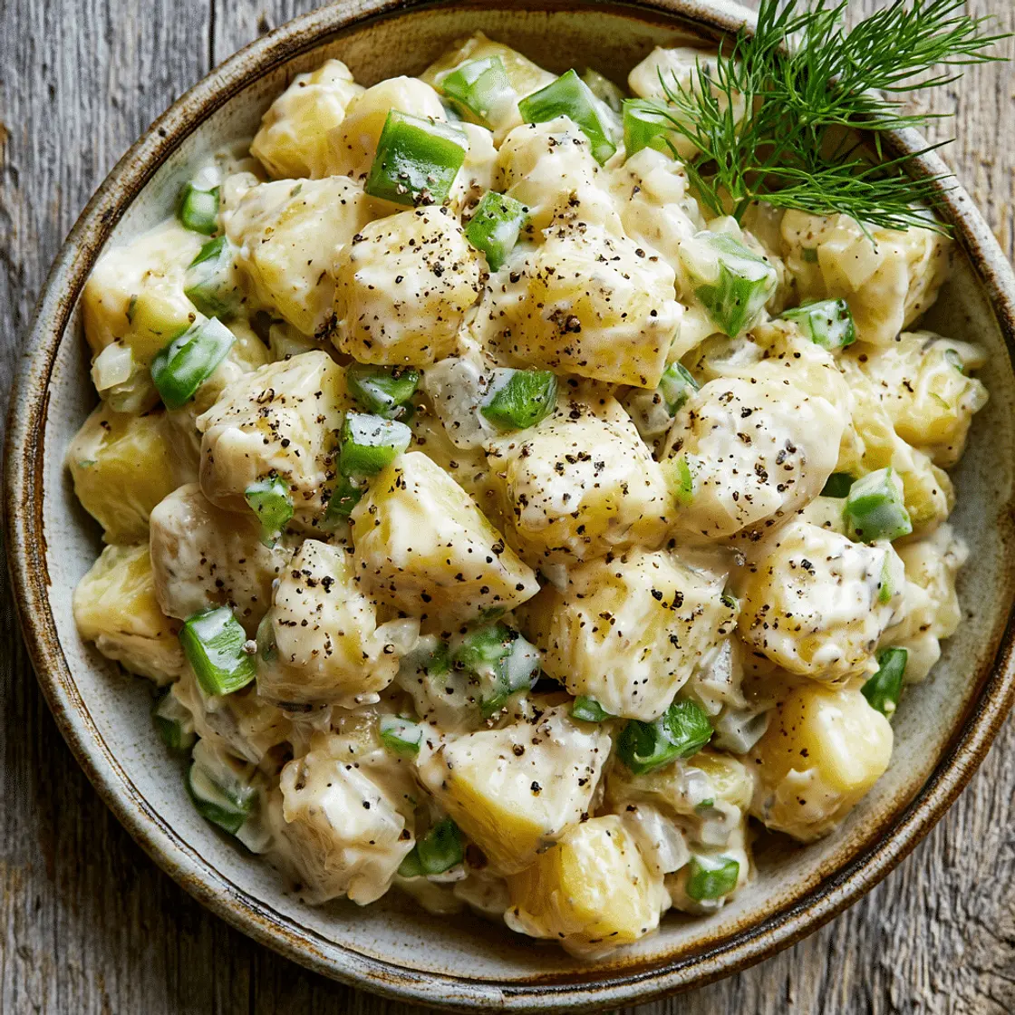 Creamy German Potato Salad with Cider Vinegar