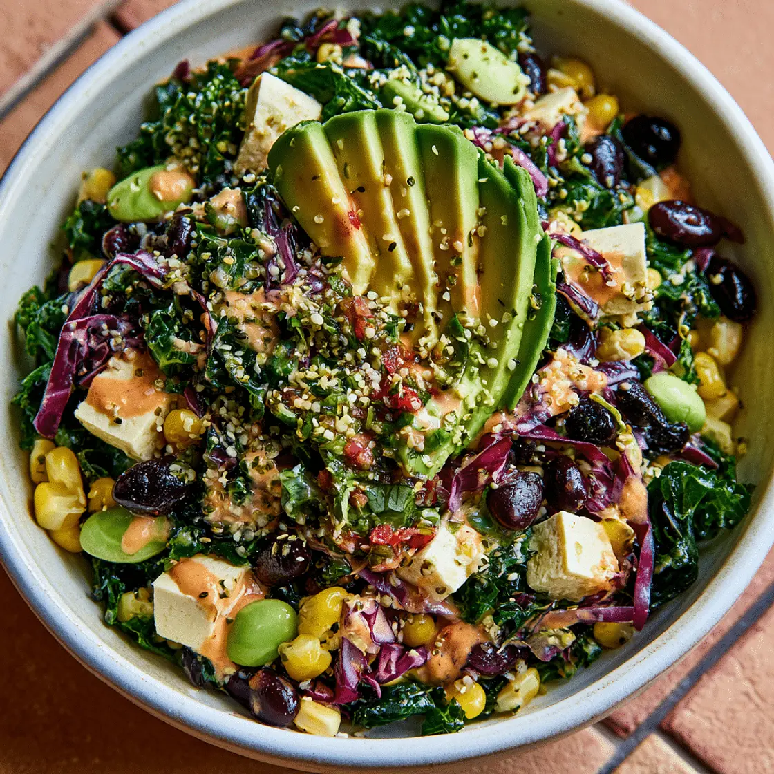 Creamy Mexican Summer Salad (No-Cook, Vegan, 10 Min)