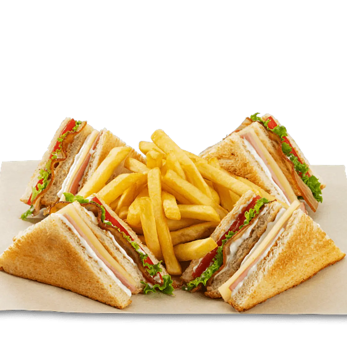 Greek Vegetarian Club Sandwich