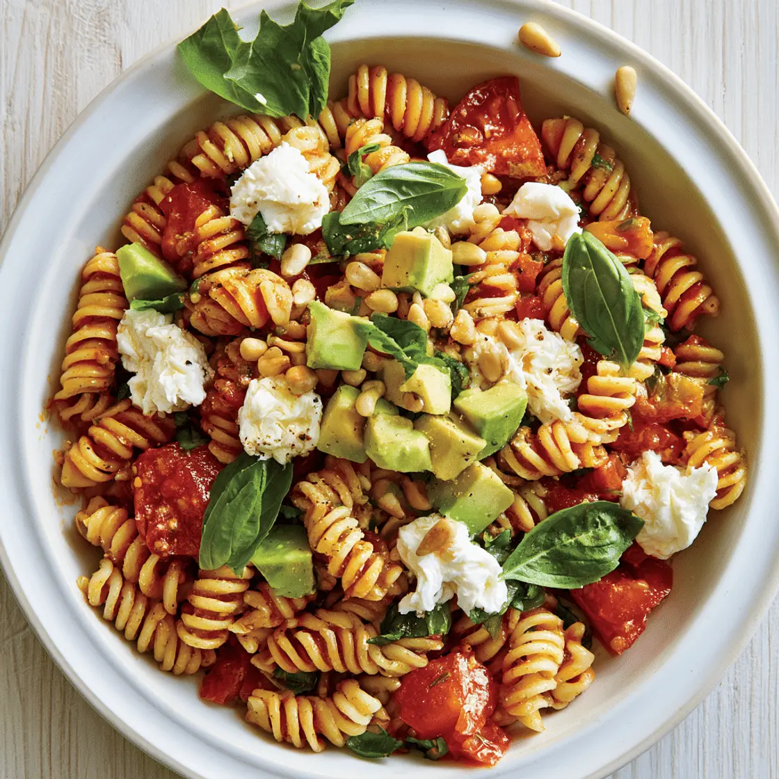 Easy Summer Tomato Pasta Salad