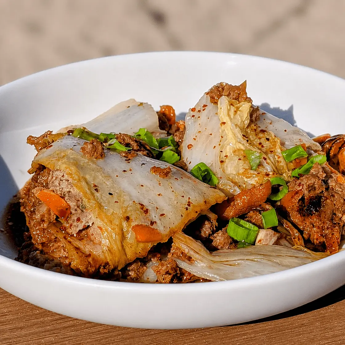 Layered Napa Cabbage & Pork