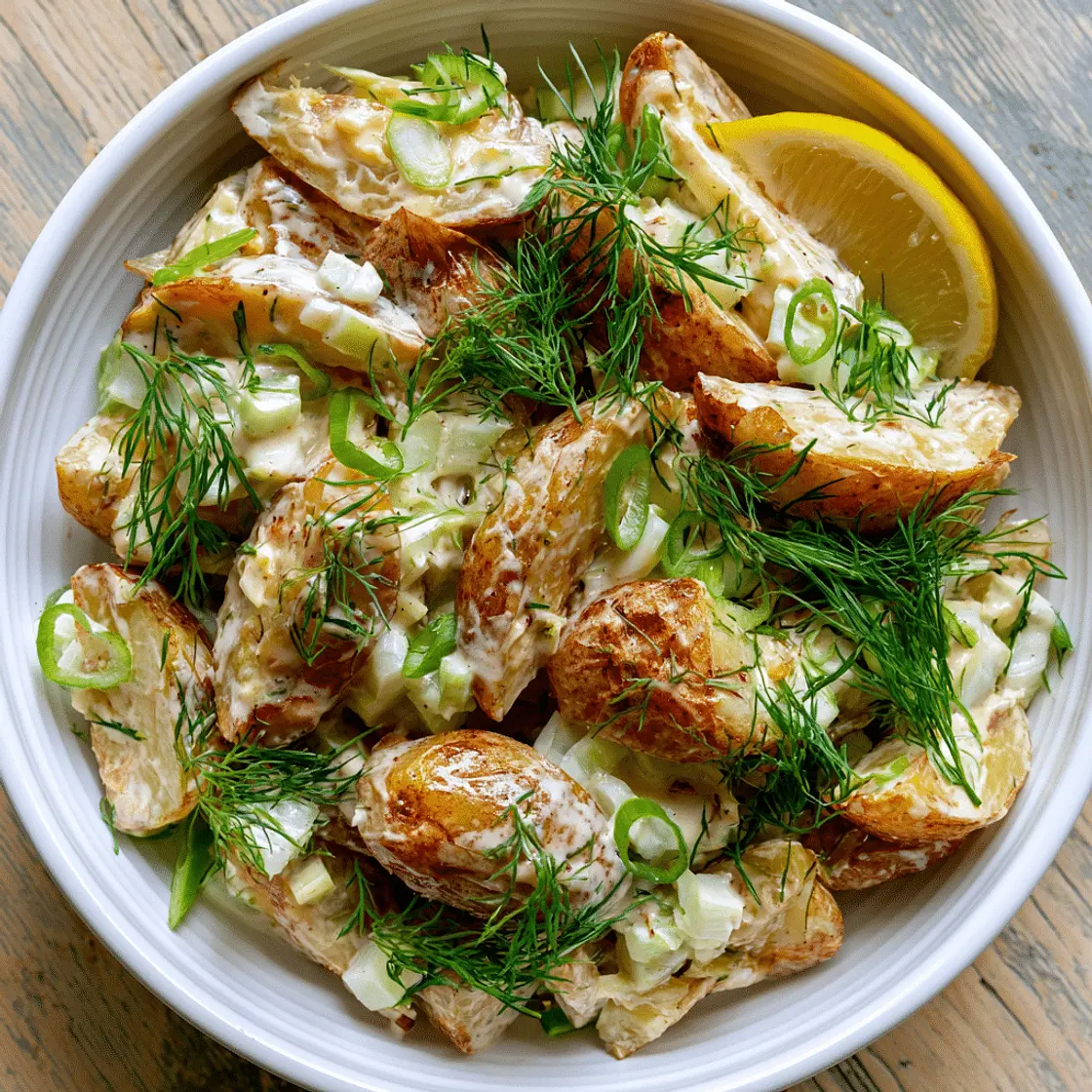Summer Fresh Potato Salad with Dill and Lemon
