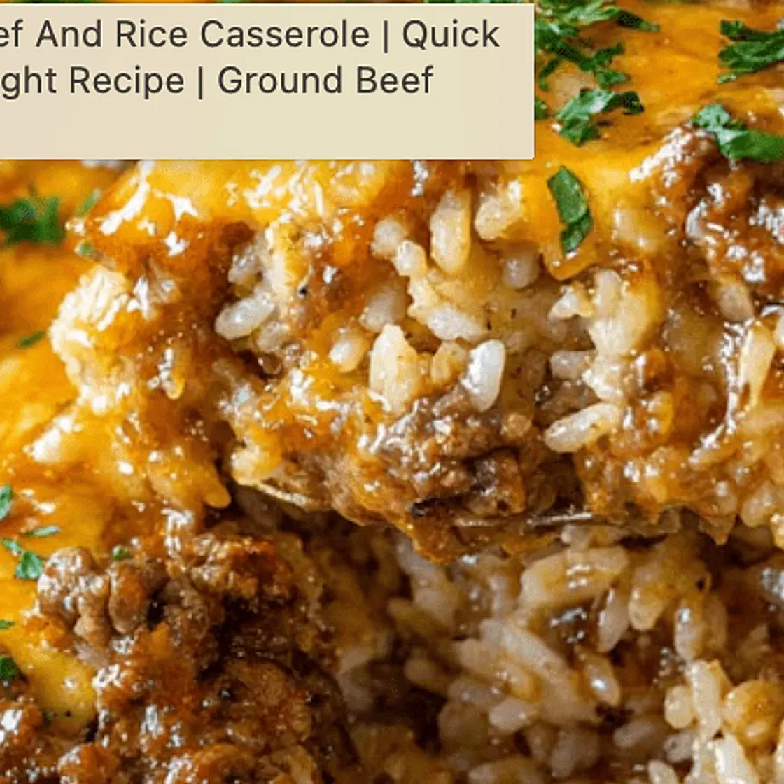 Beef and Rice Casserole