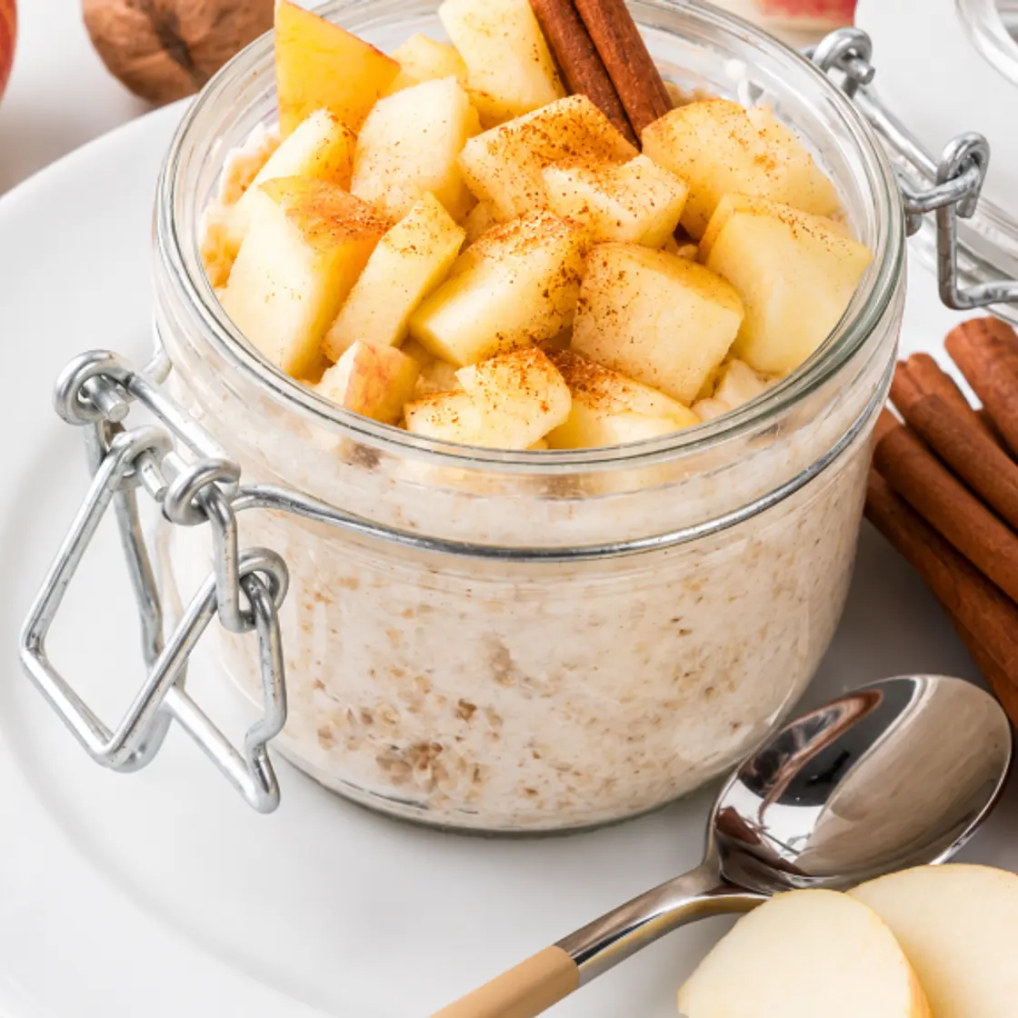 Cinnamon Apple Overnight Oats | American Diabetes Association