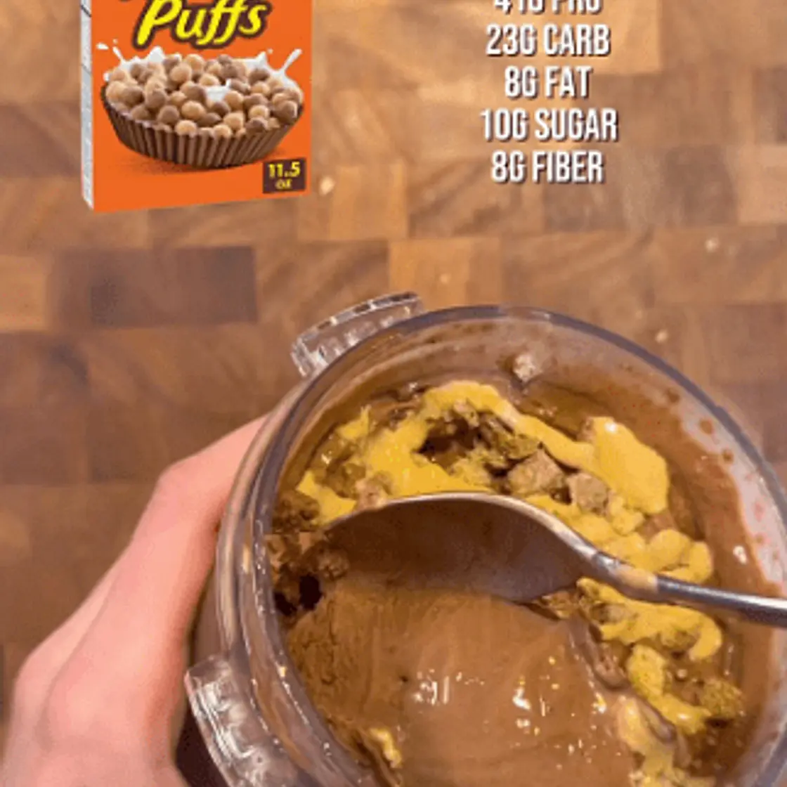 Reese's Puff Protein Creami