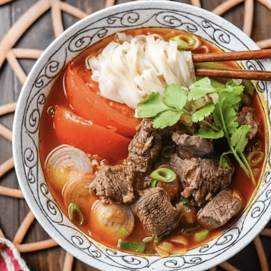 Red-Wine Stewed Beef Phở (Phở Bò Sốt Vang)