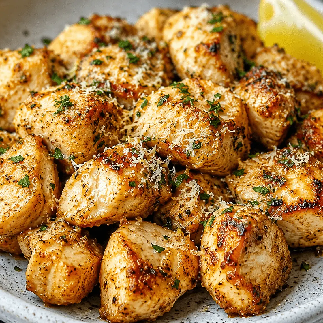 🍗 Garlic Parmesan Chicken with Roasted Broccoli & Cauliflower Rice