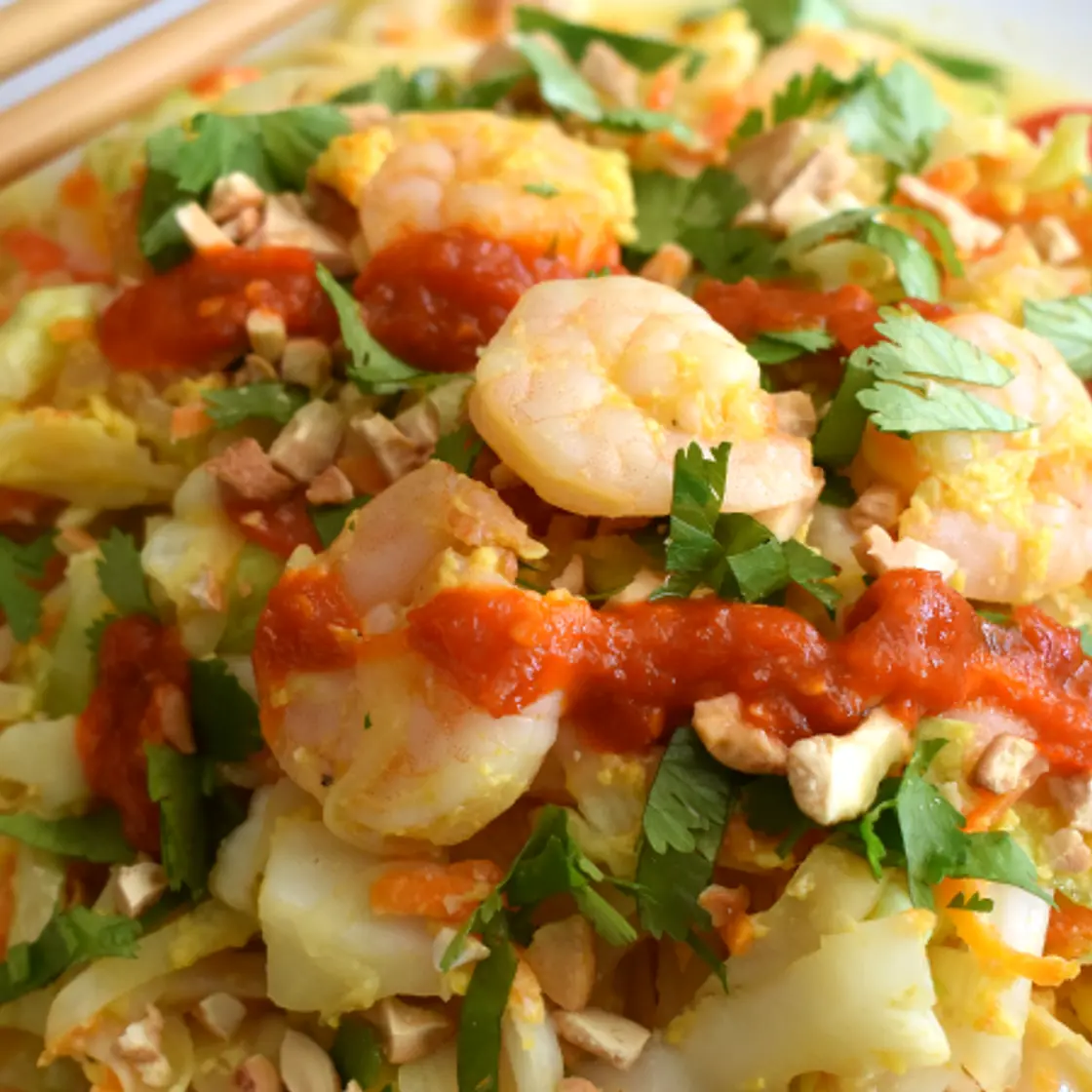 Keto Shrimp Pad Thai