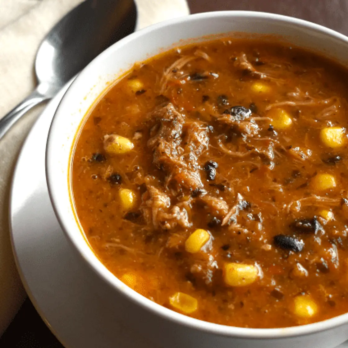 Mexican Pork & Black Bean Soup