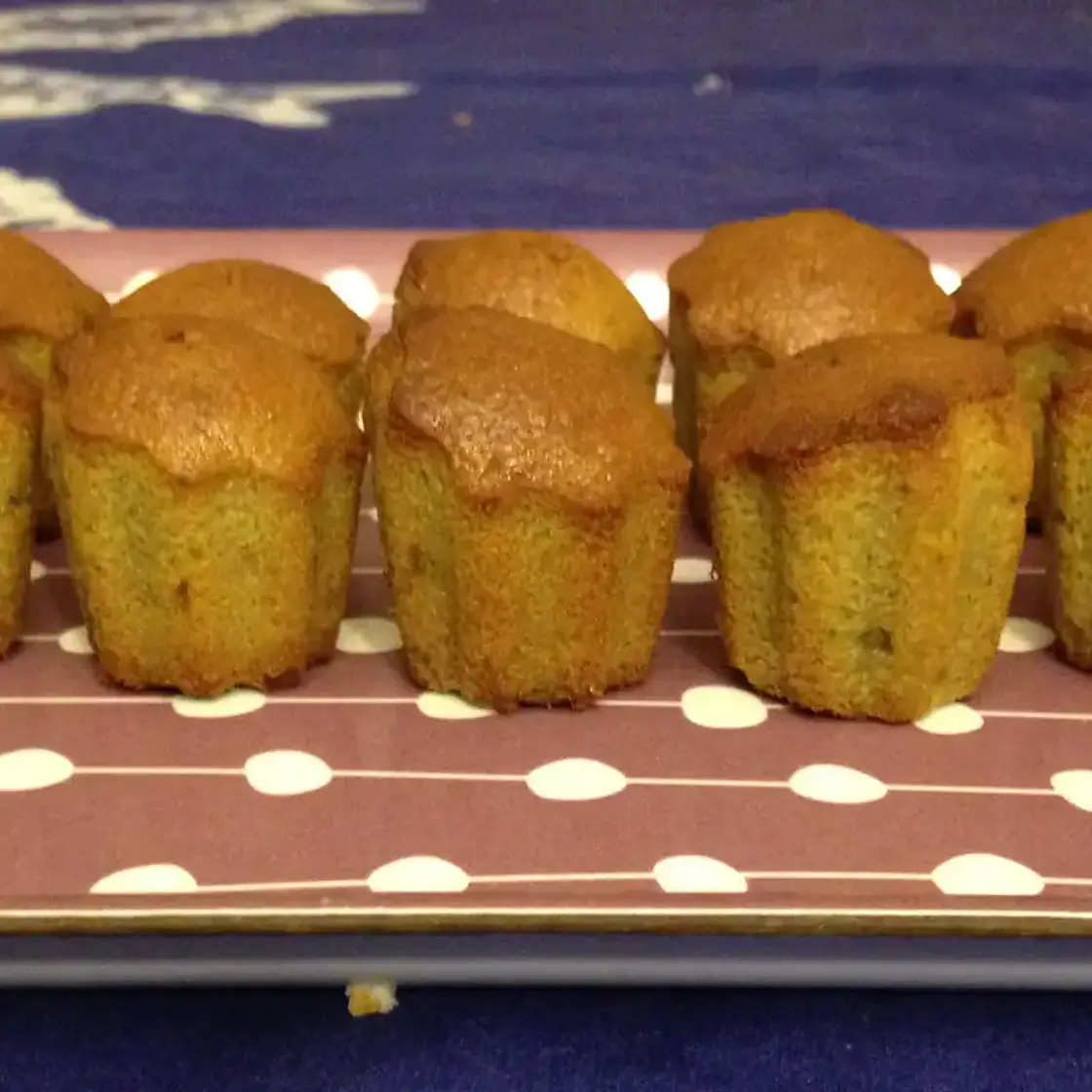 Mini cakes au thé Matcha