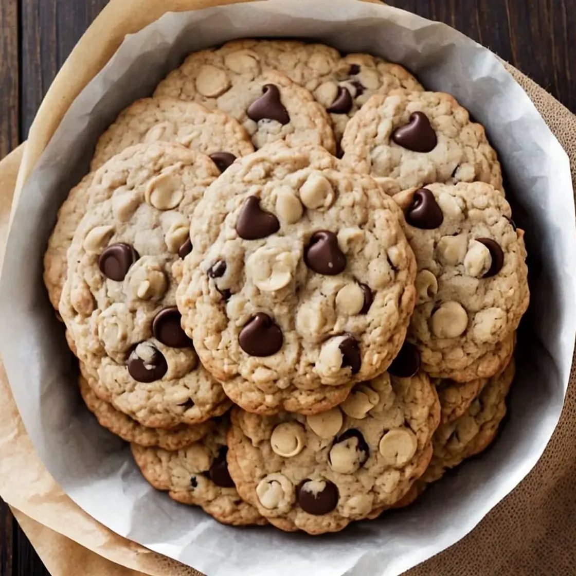Chocolate Chip Oatmeal Pulp Cookies {Vegan}