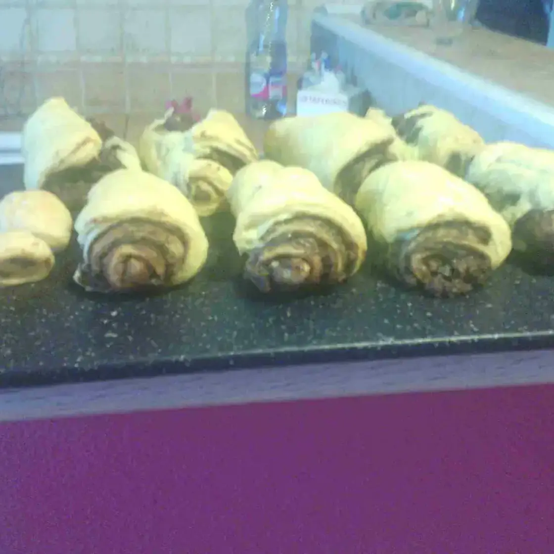 Feuilleté de nutella