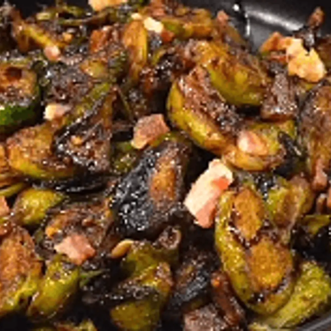 Bacon Balsamic Brussel Sprouts