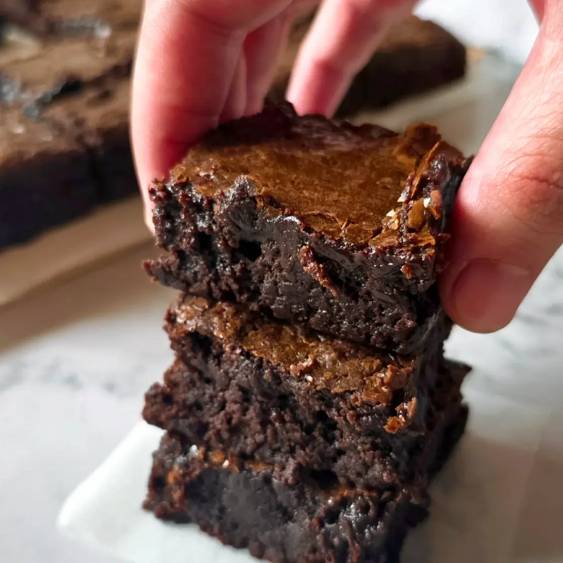 EASY Dairy Free Brownie Recipe (Fudgy Chocolate Brownies!)