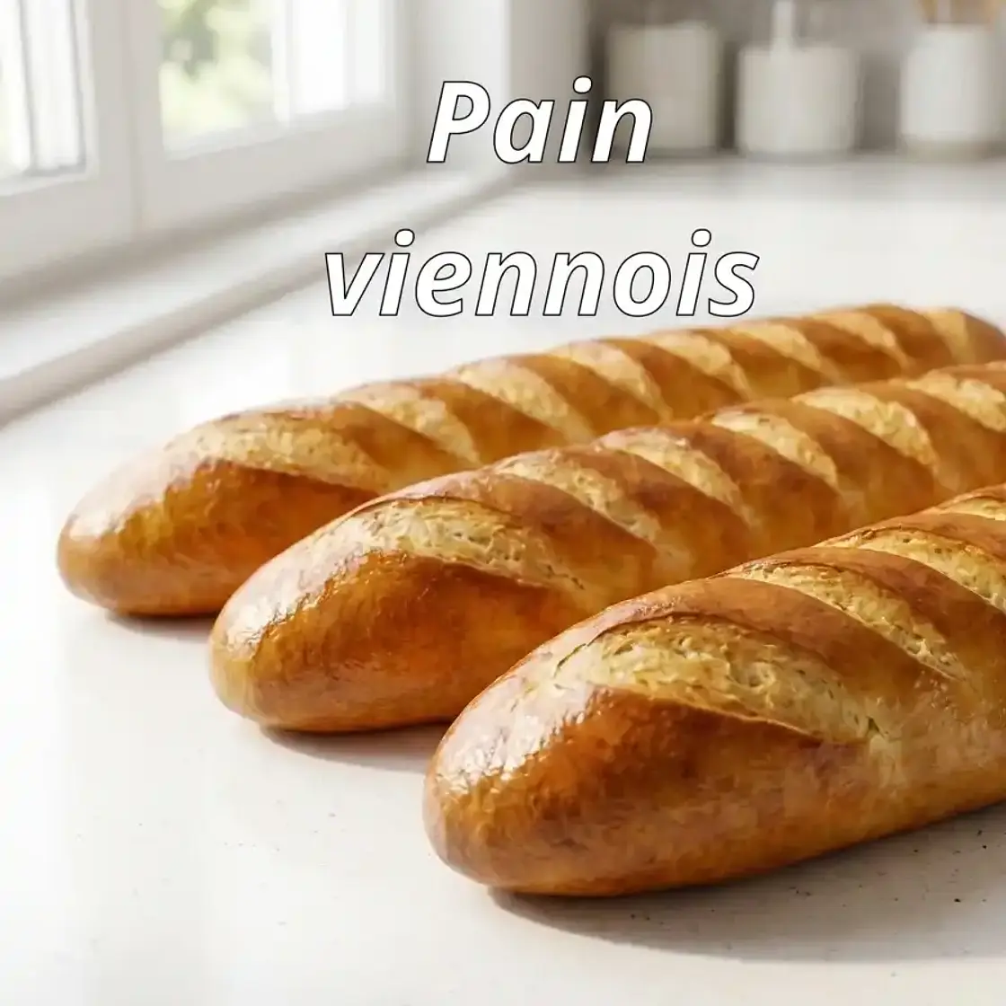 Pain viennois maison moelleux